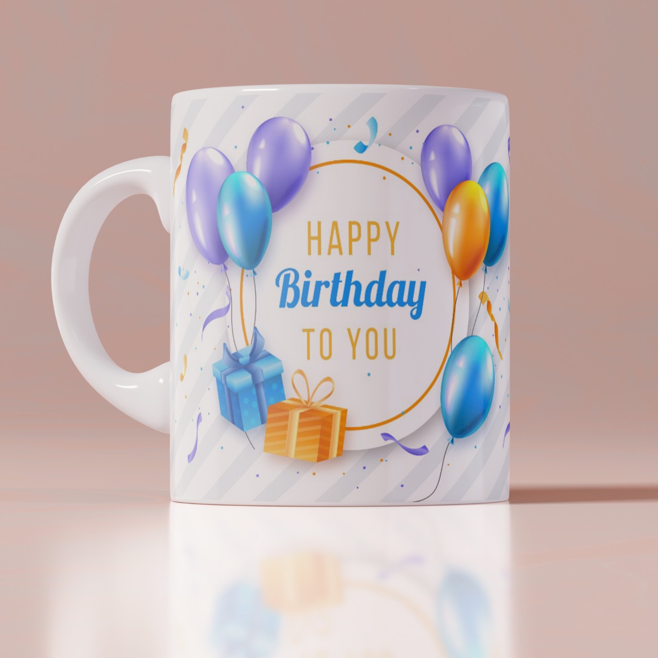 Happy Birthday Personalizd  White Mug