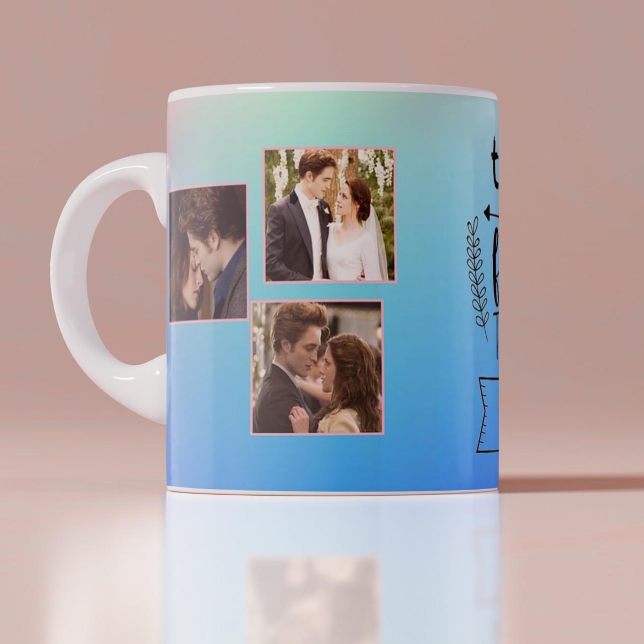 I Smile Personalized White Mug
