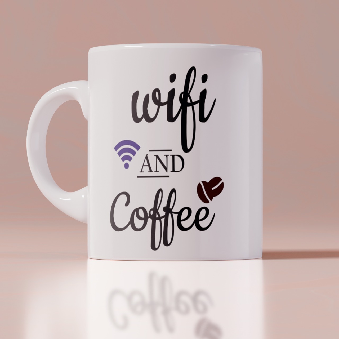 Wife And Coffe Customize White Mug