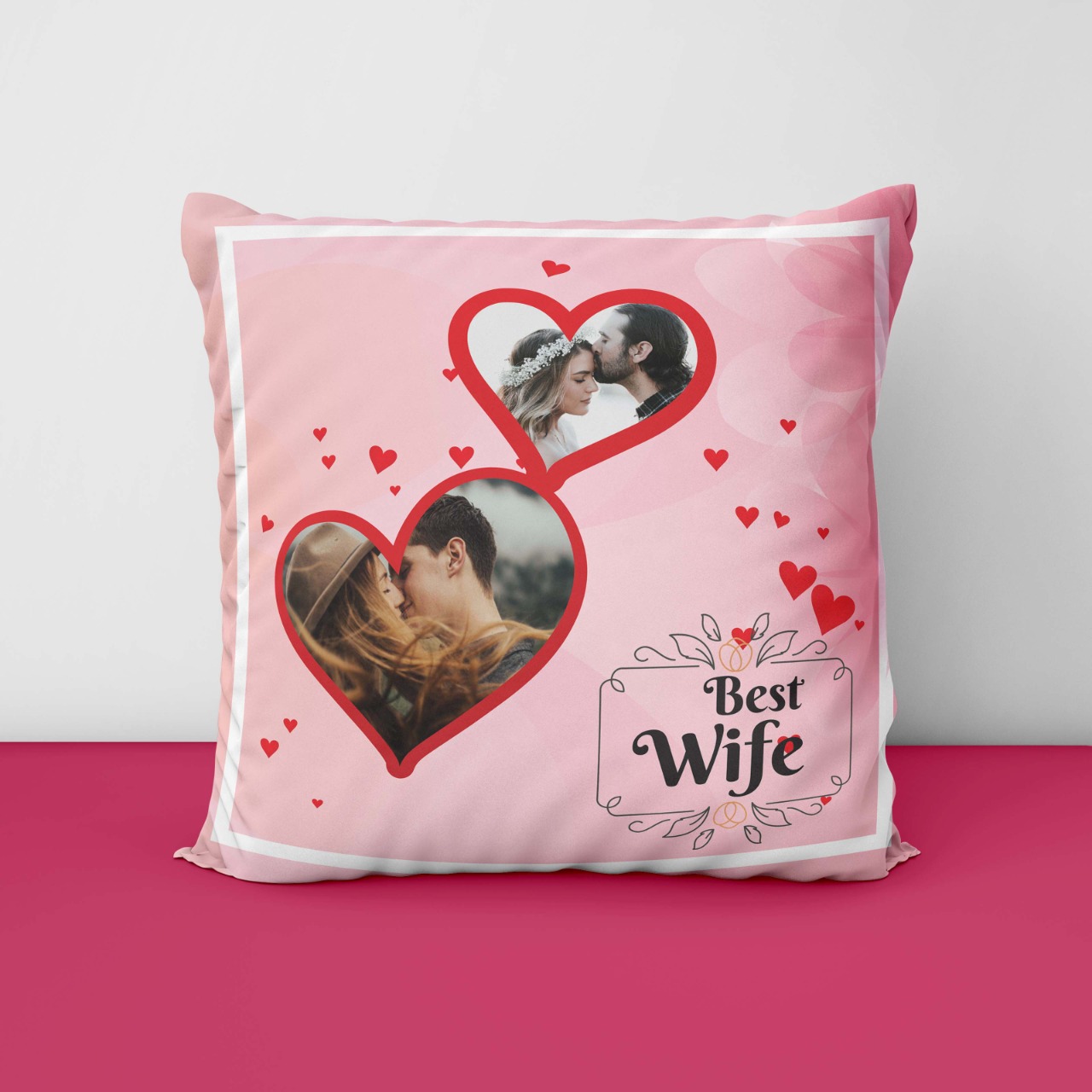 Best Wife Personalized Printed Cushion