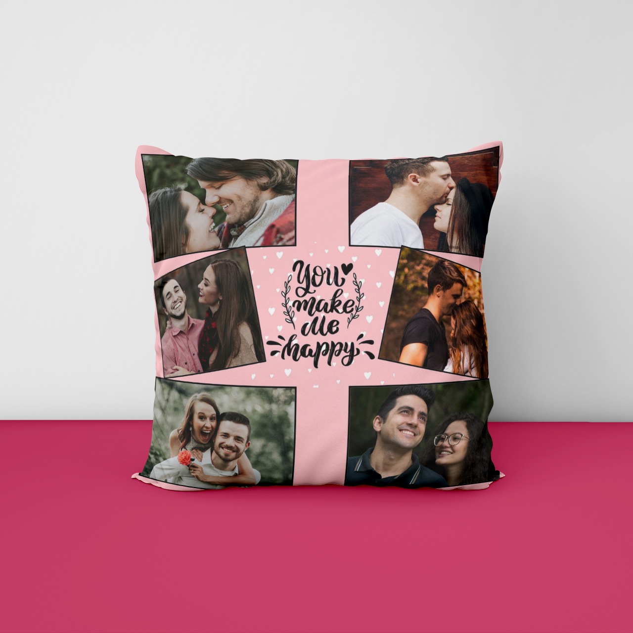 You Make Me Happy Persanilzed Cushion