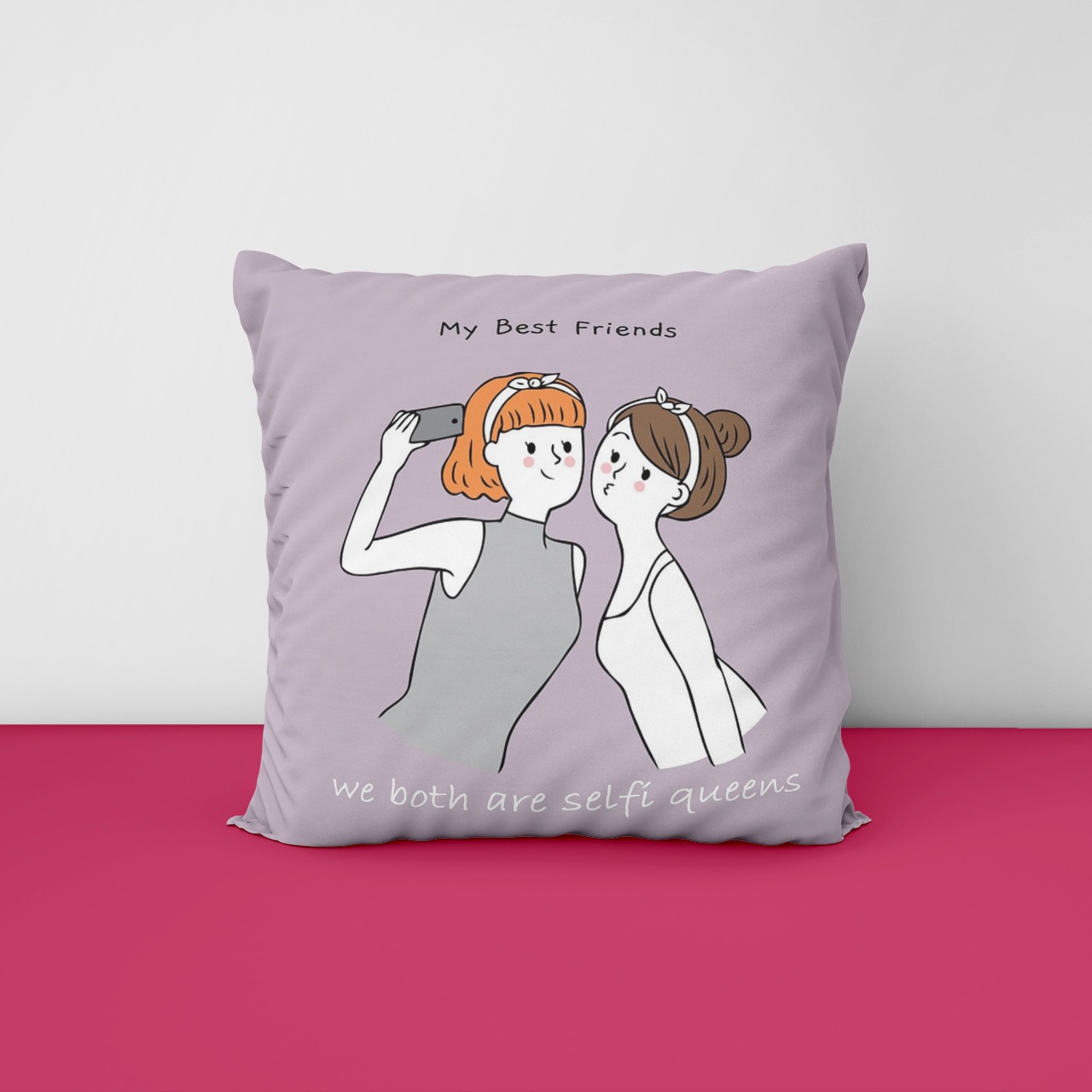 My Best Friends Customize Cushion