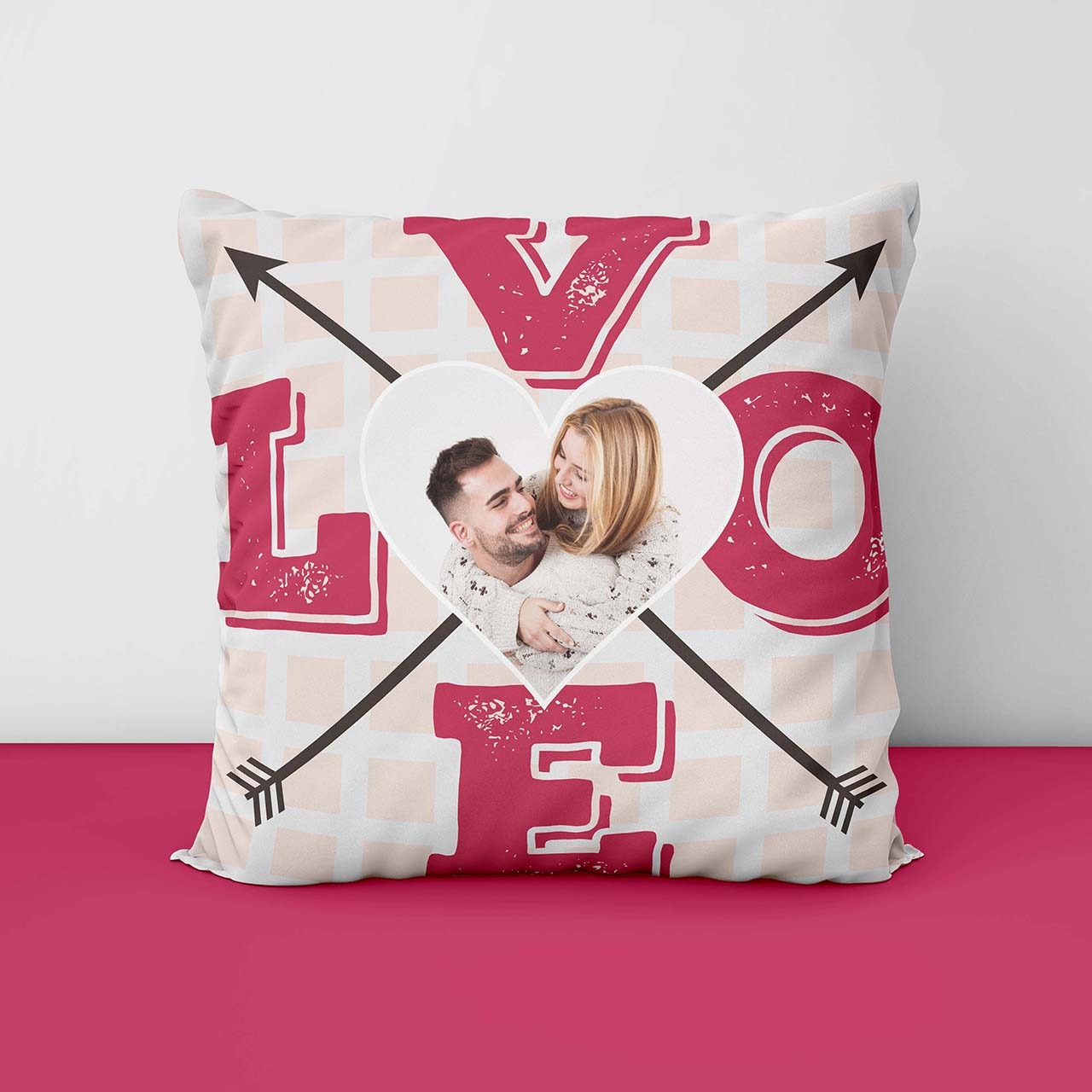 Love Personalized Printed Cushion