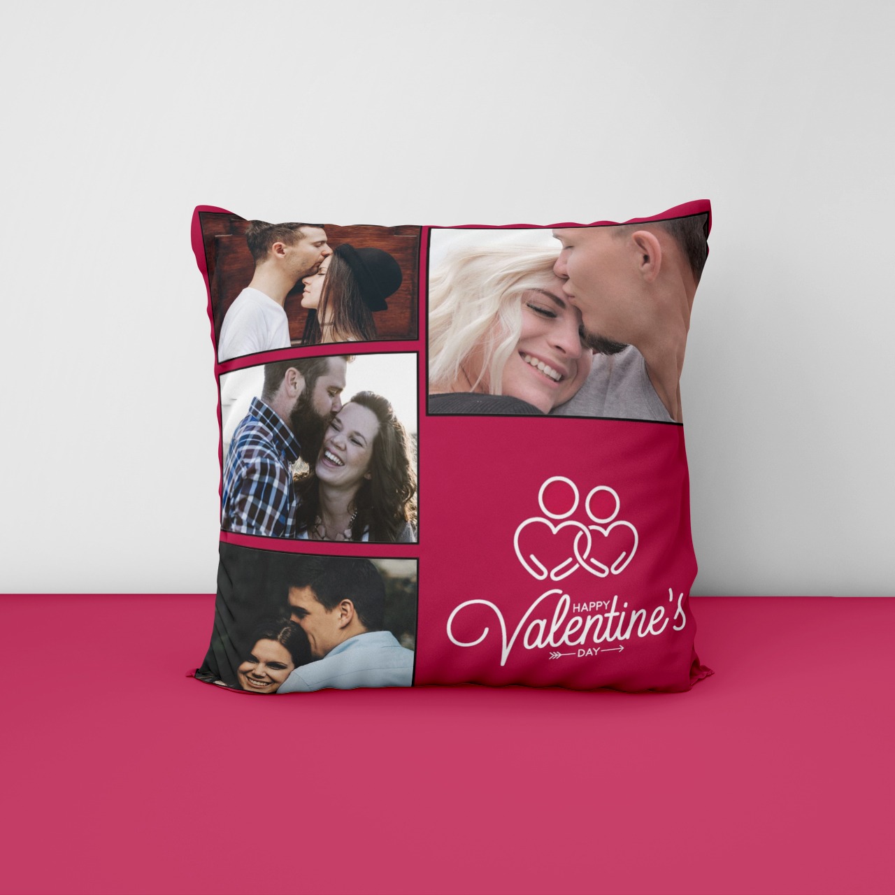 Valentine Day Personalized Cushion