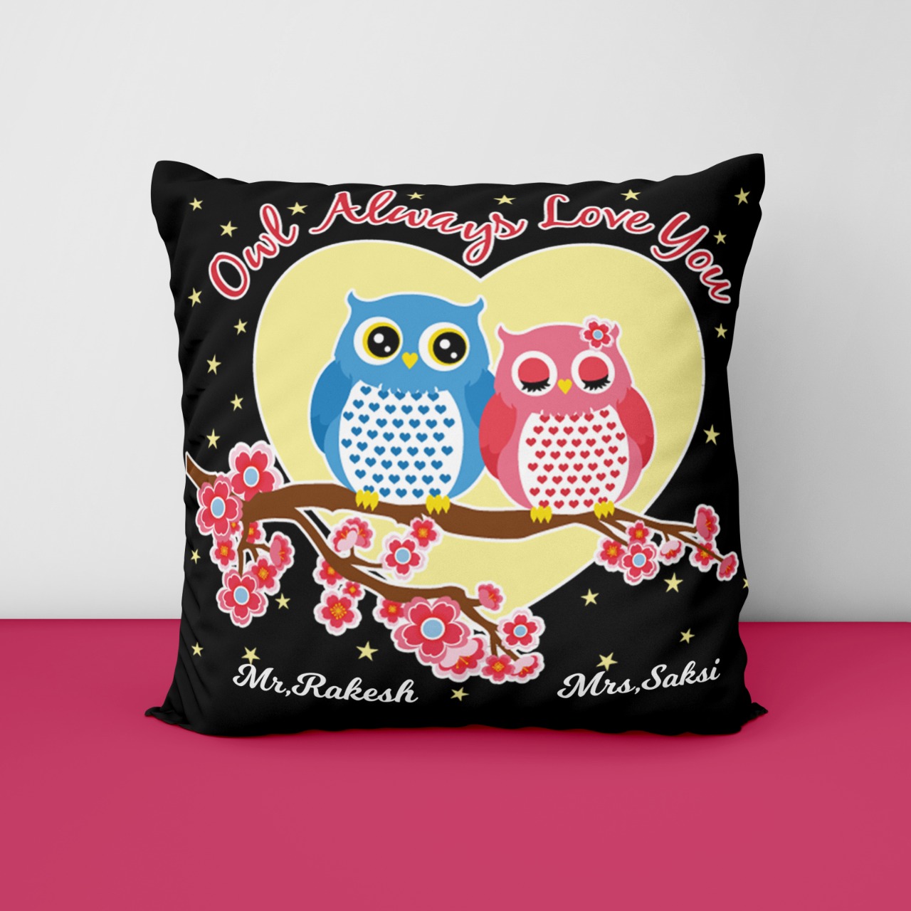 Always Love You Personalized Cushion
