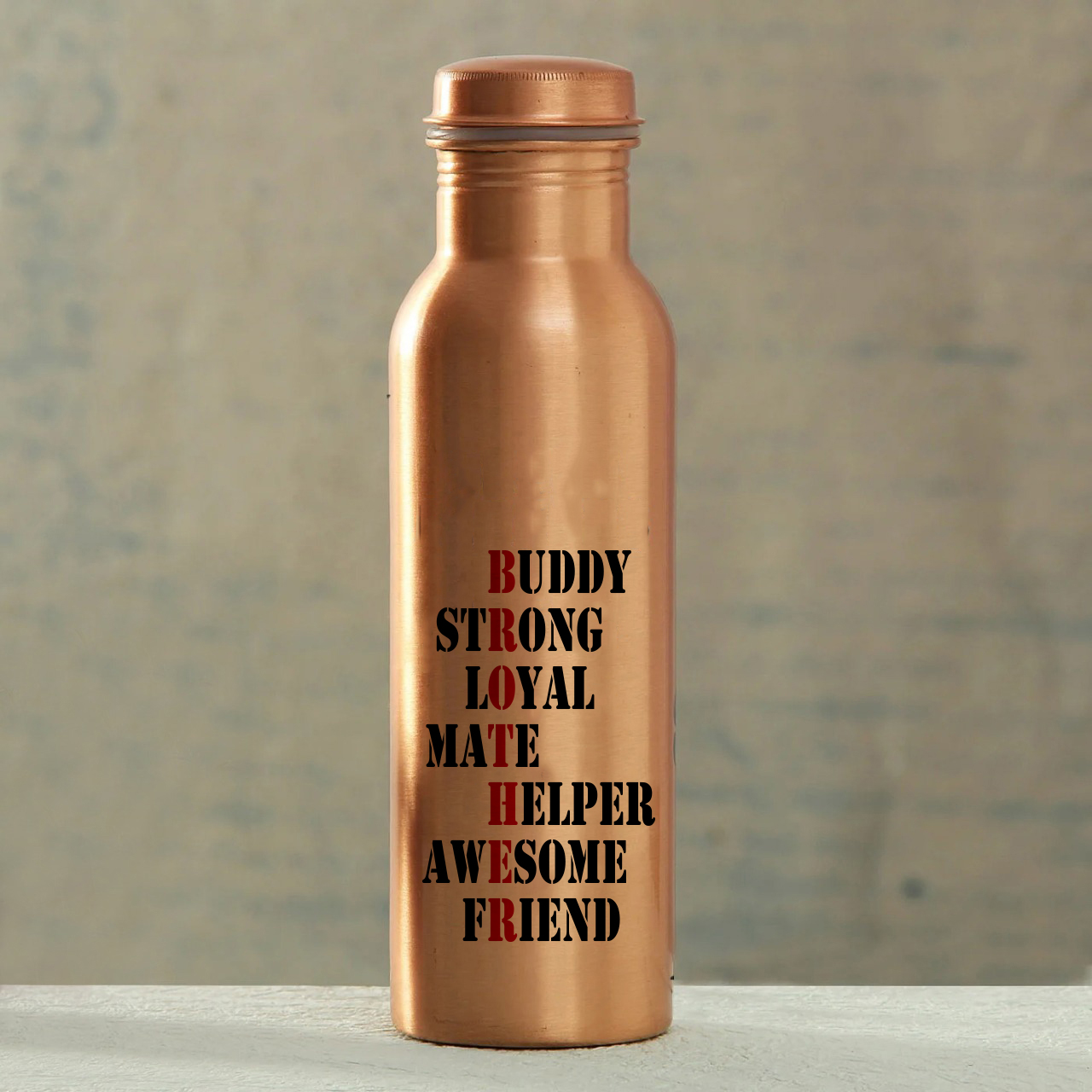 Buddy Strong Loyal Copper Bottle