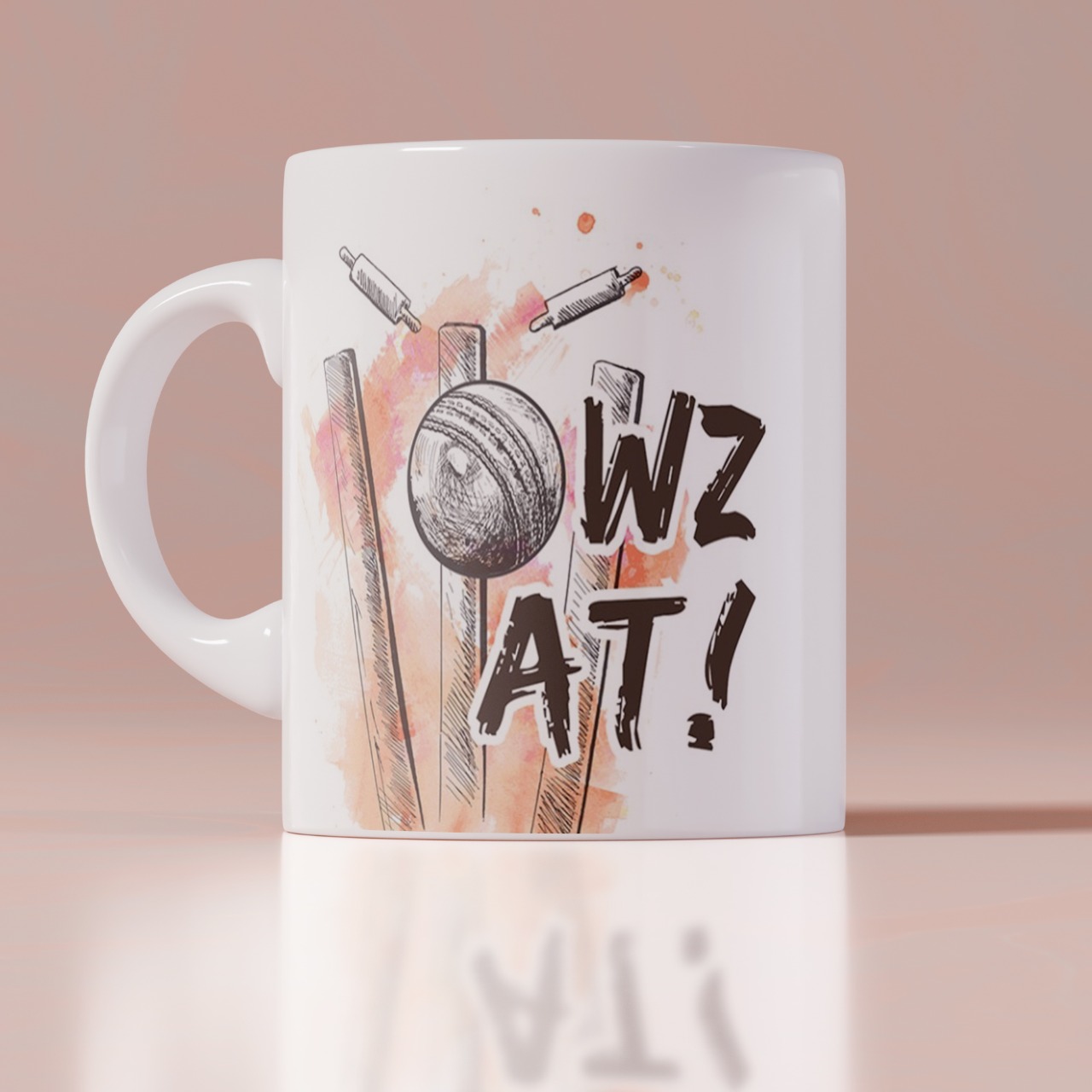 Cricket Lover Wz At Customized Mug