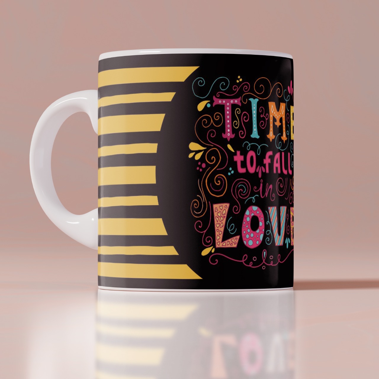 Time To Fall Customize Mug