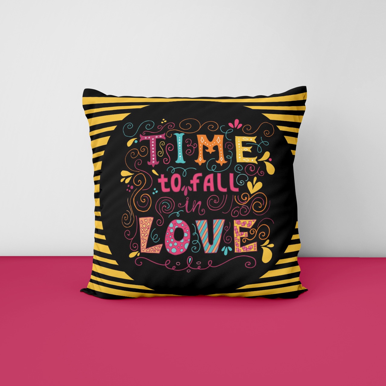 Time to Fall Customize Cushion