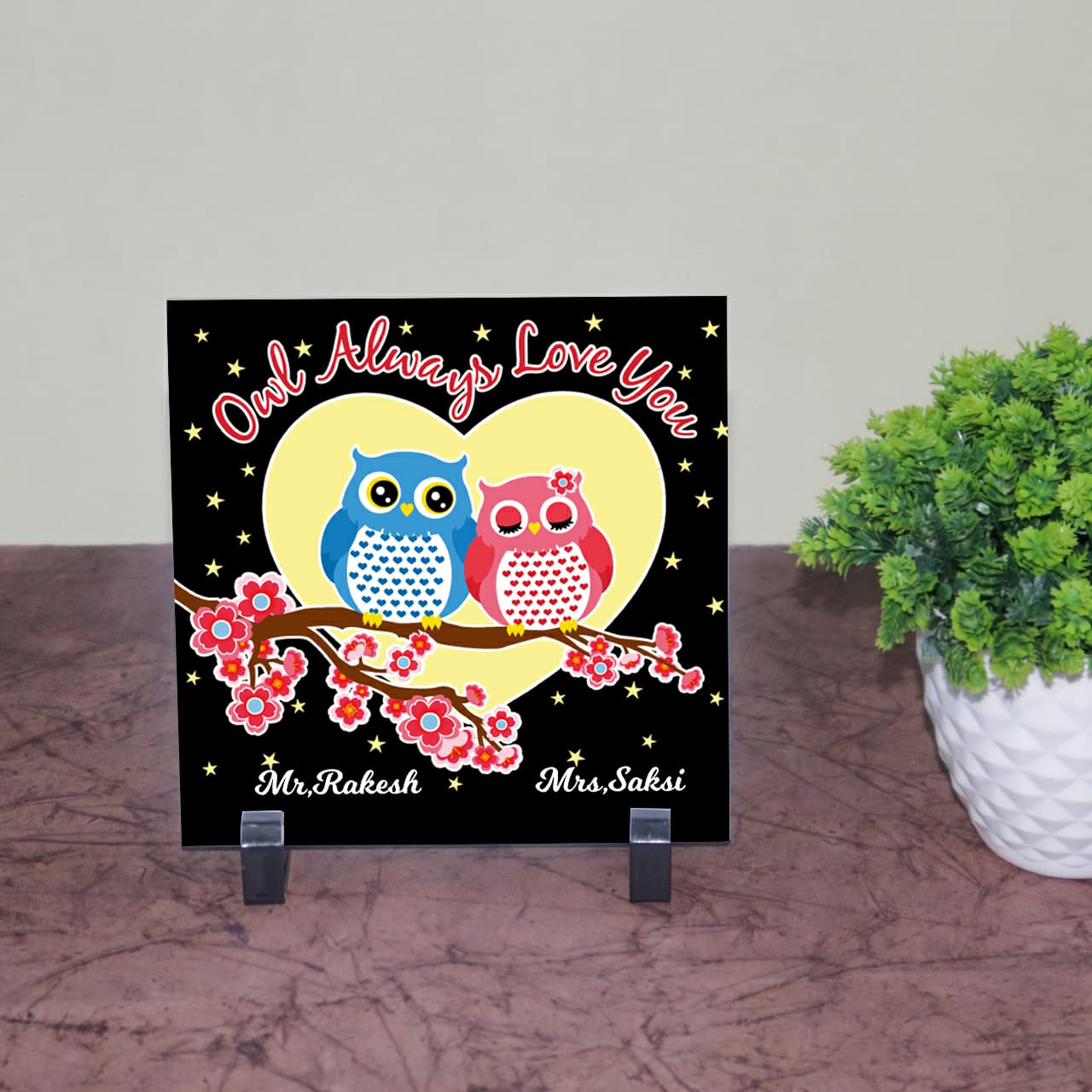 Always Love You Personalized Tile