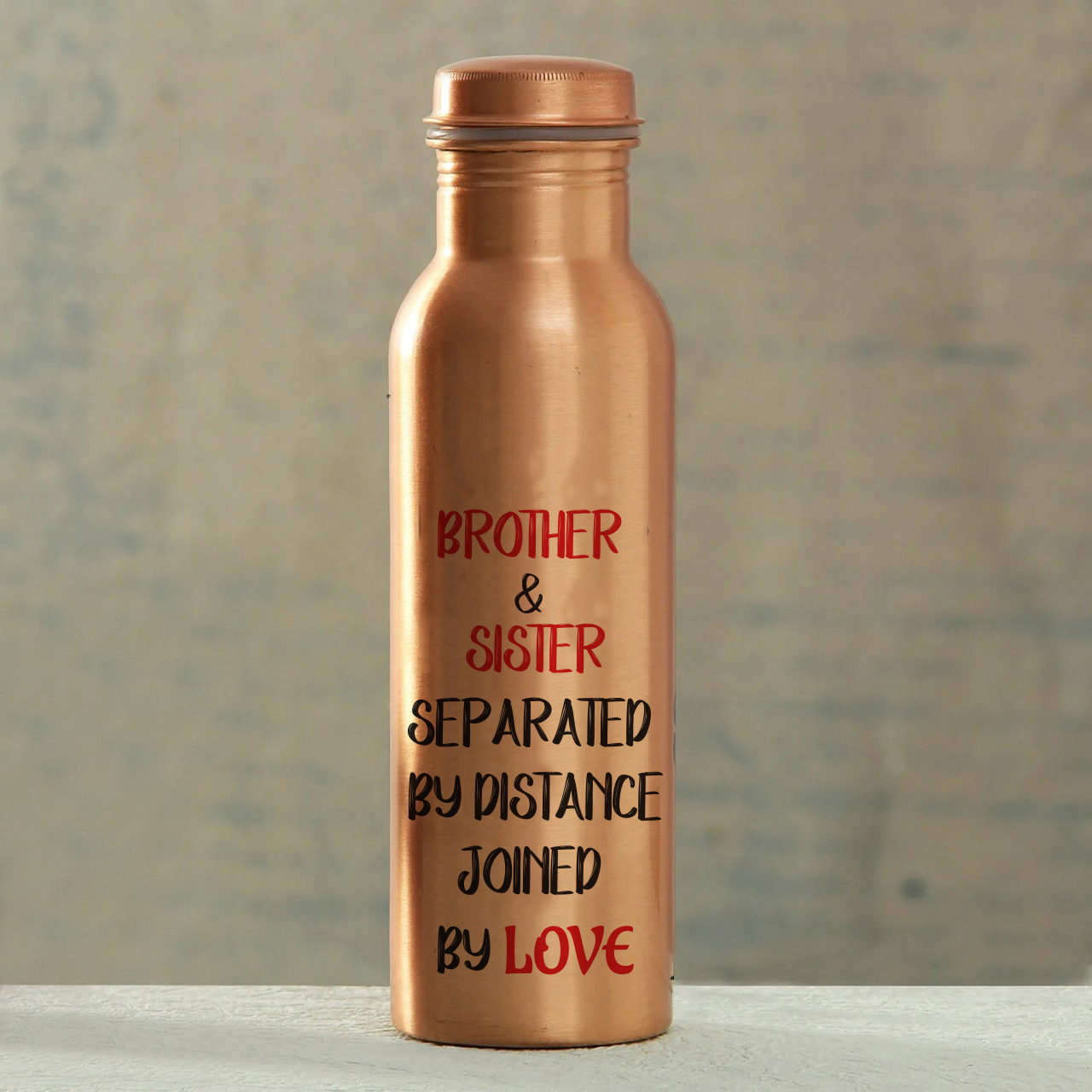 Brother And Sister Separated By Love Water Bottle