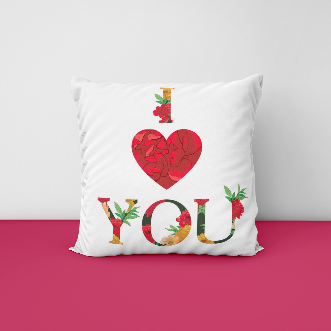 I love You Message Cushion