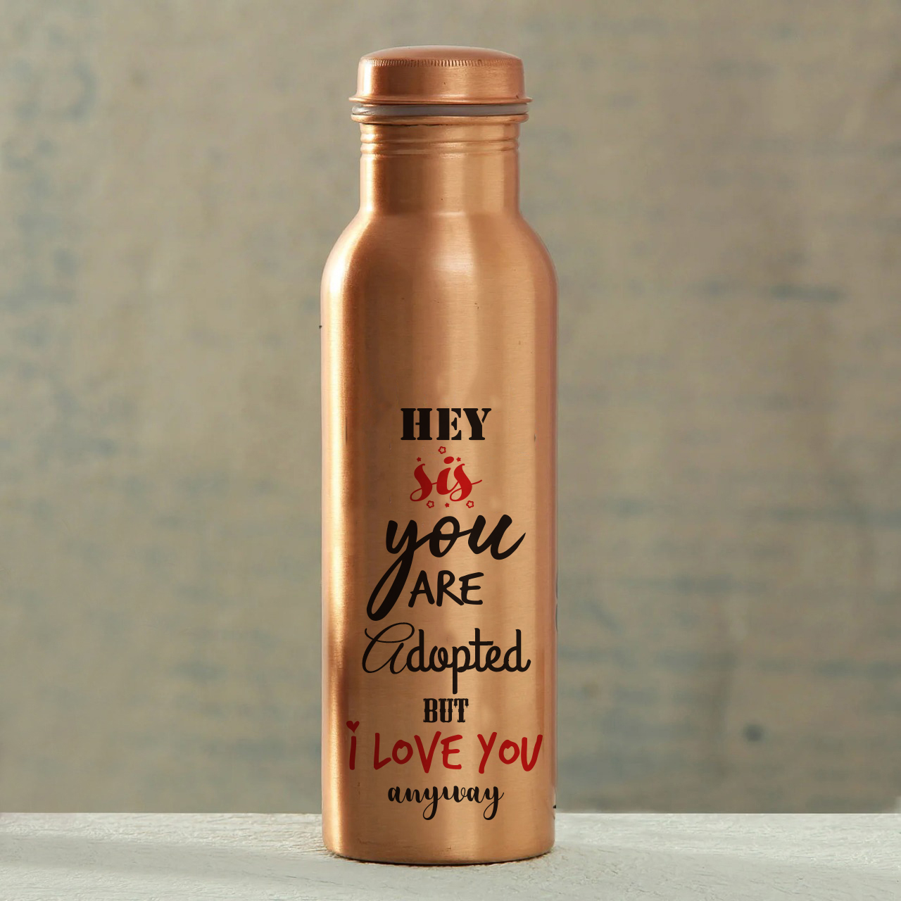 Customized Copper Water Bottle