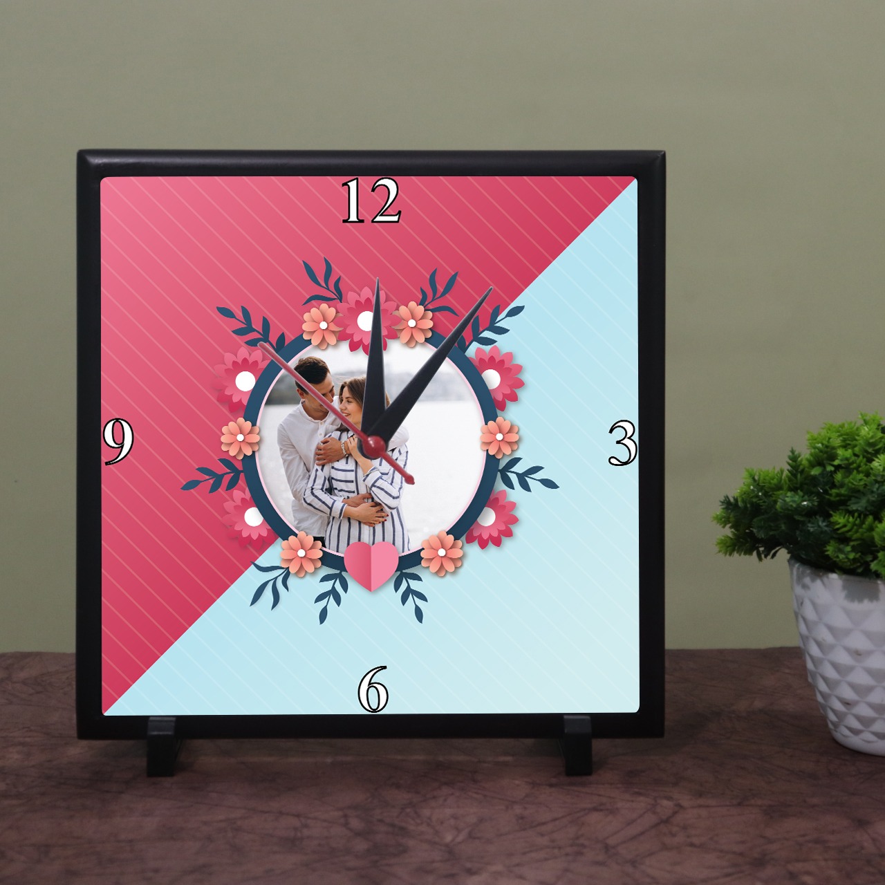 Personalized Square Clock