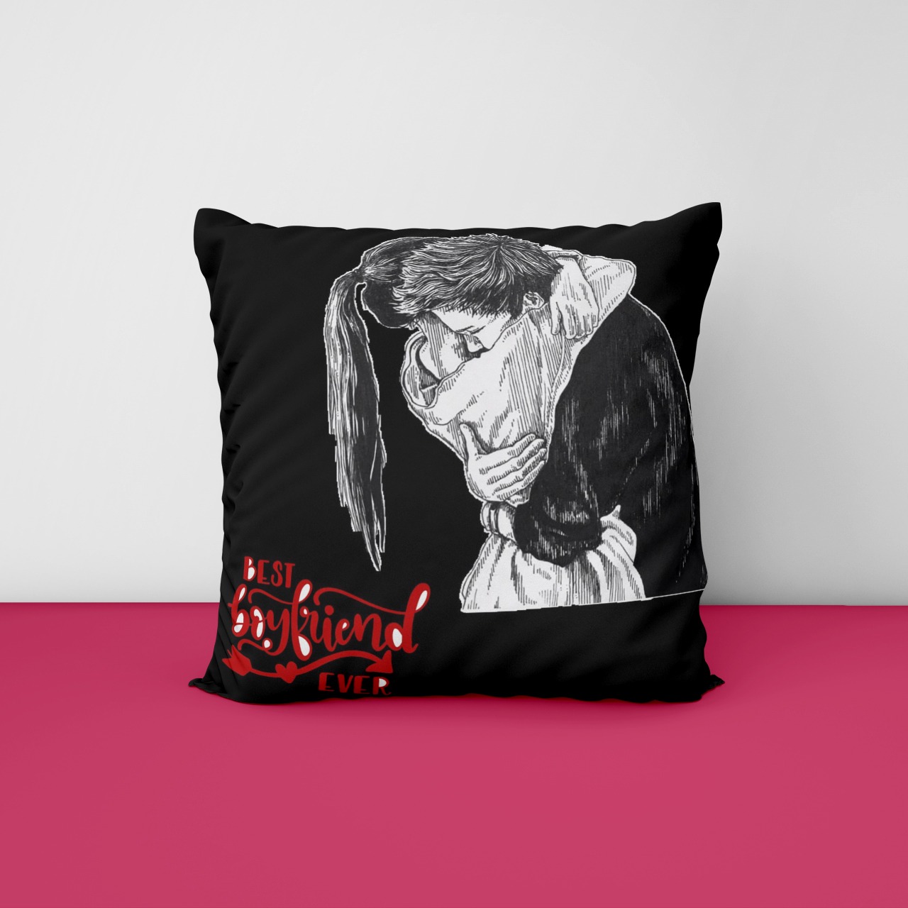 Best Boyfriend Ever Personalized Cushion
