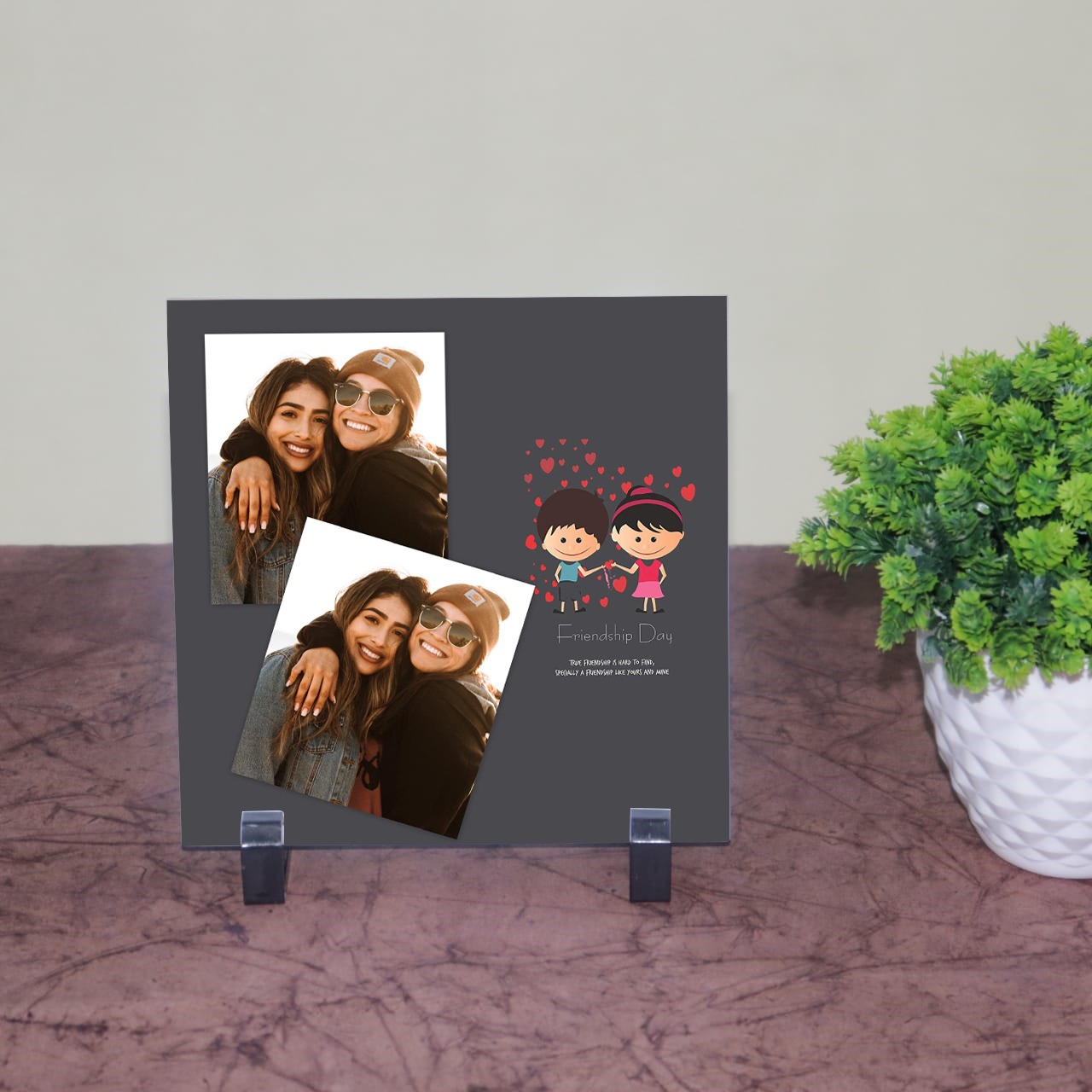 Friendship Day Personalized Tile