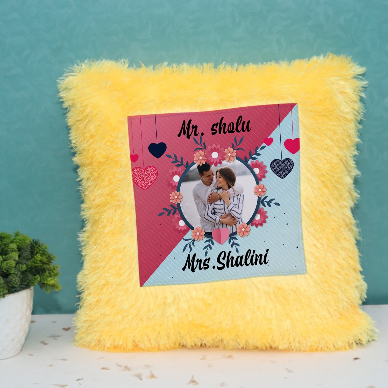 Personalized Yellow Far Cushan