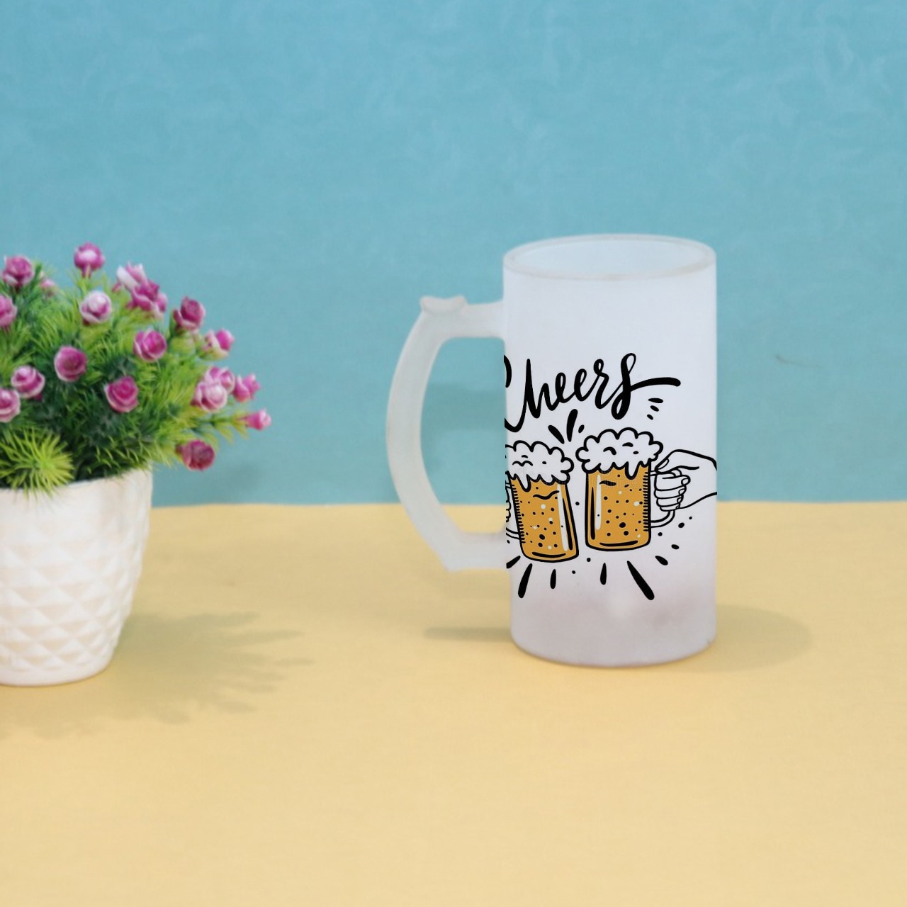 Cheers Customized Beer Mug