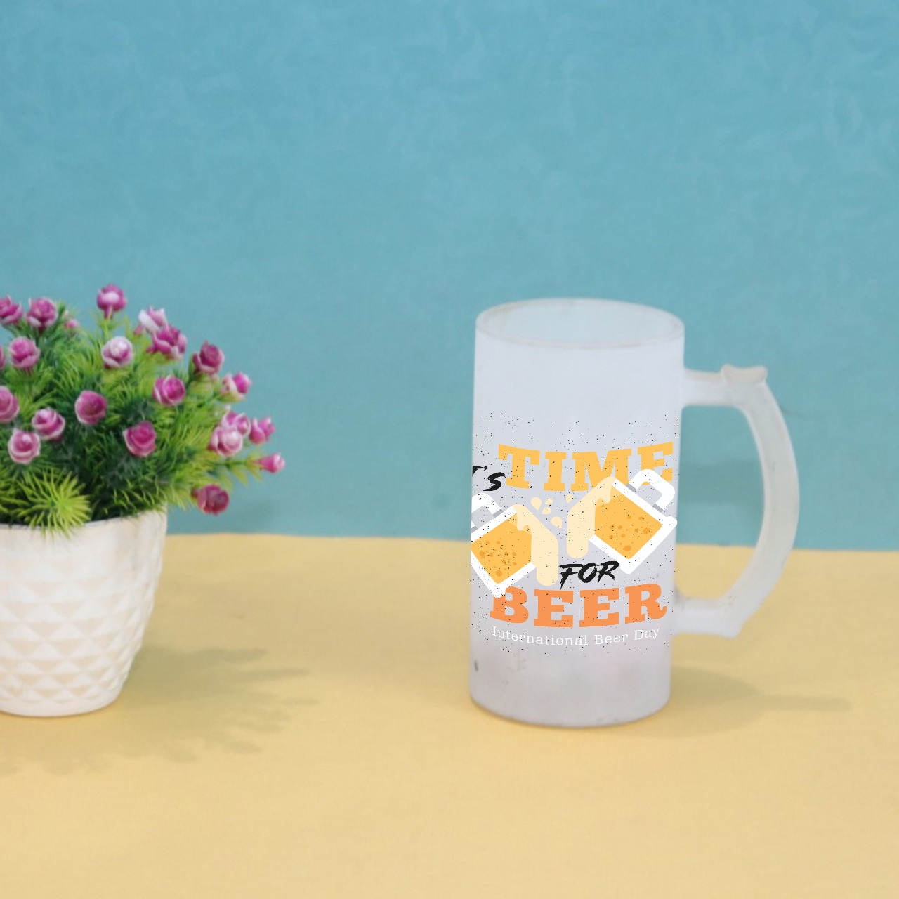 Time For Beer Customize Beer Mug