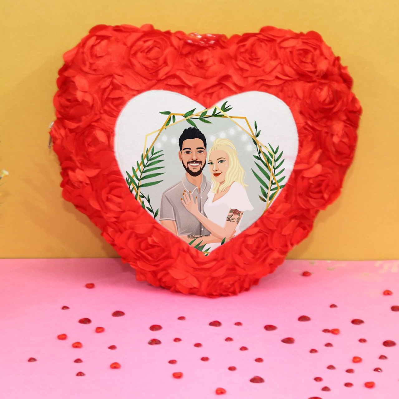 Personalized MIne Heart Cushion