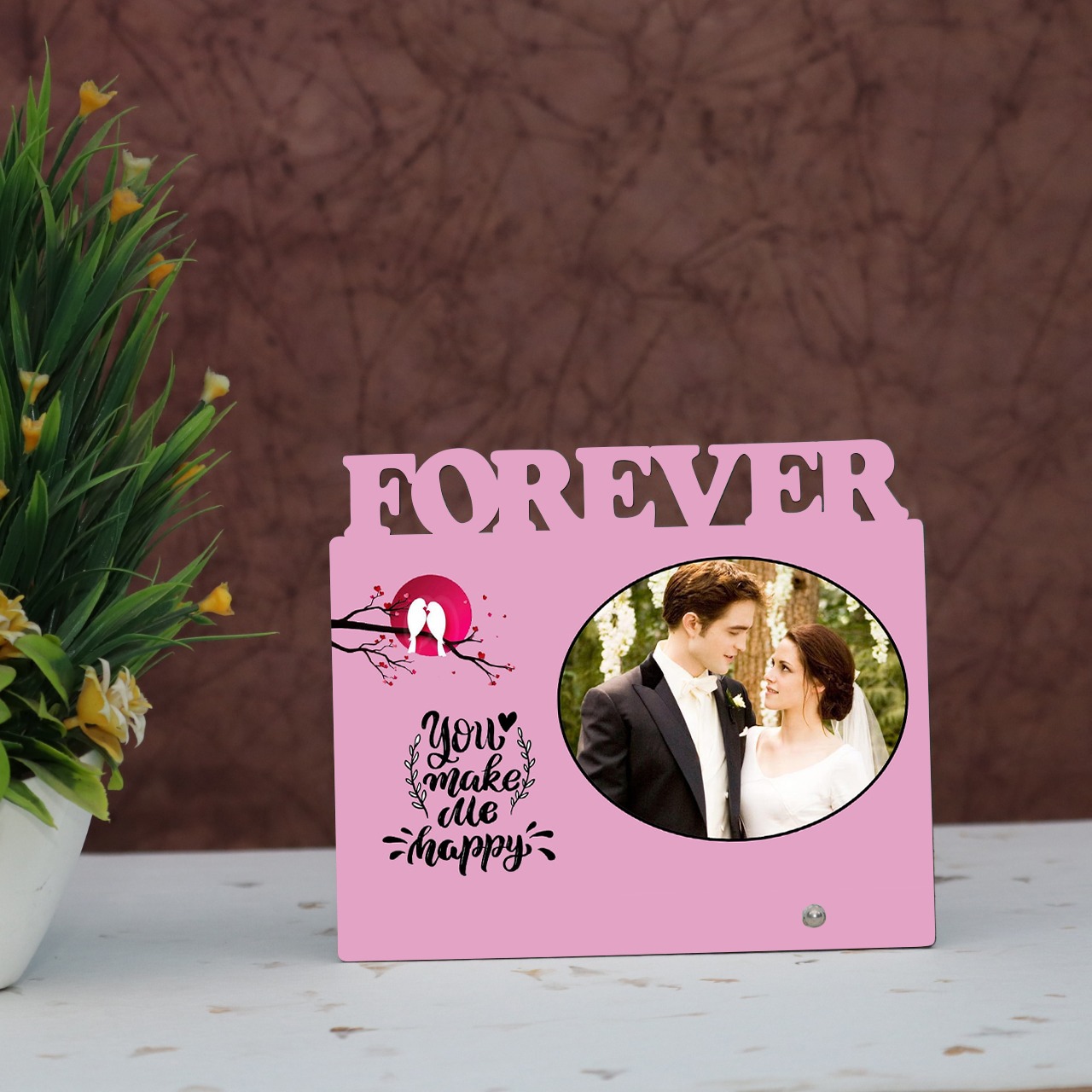 You Make Me Happy Personalised Frame