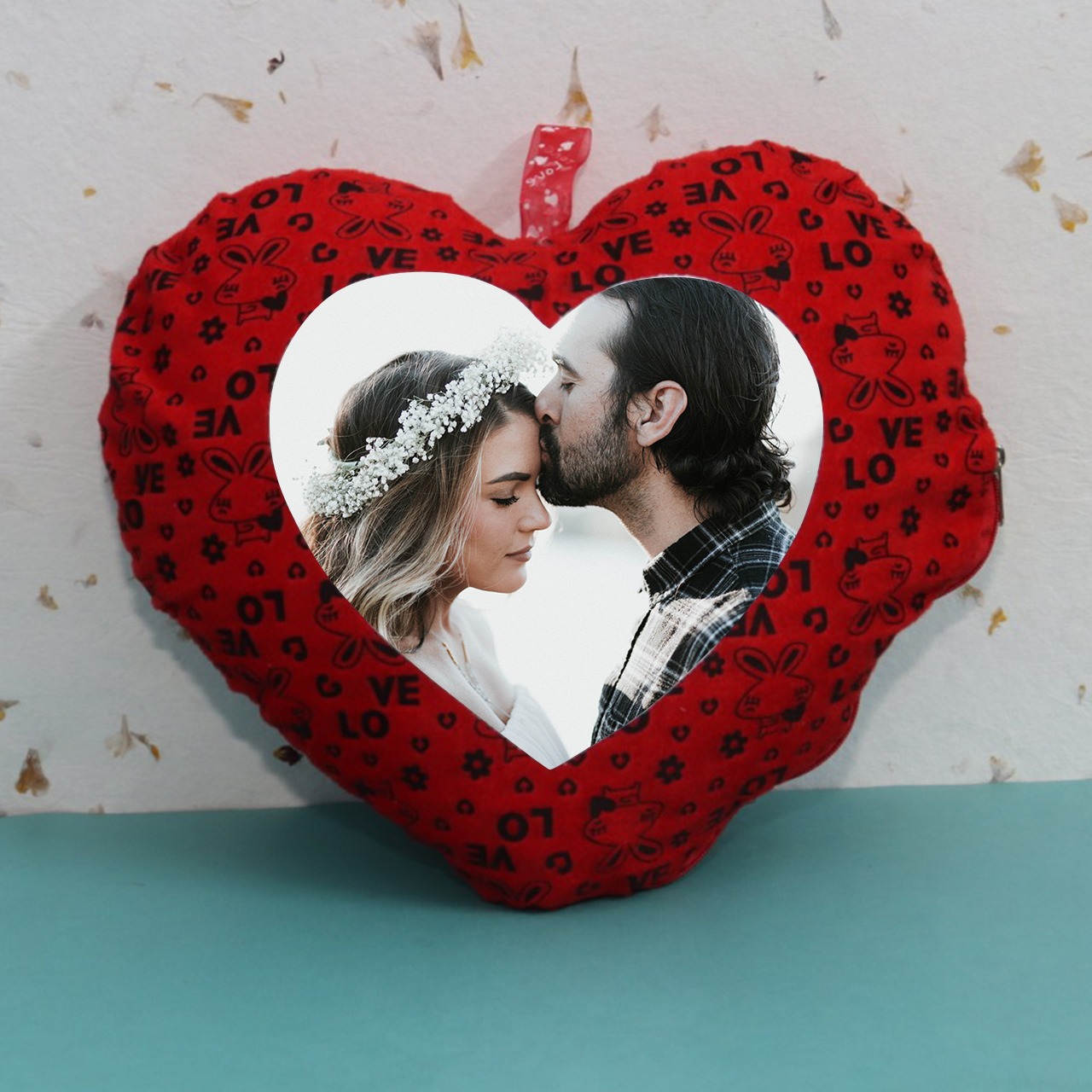 Heart Shaped Personalized Cushion