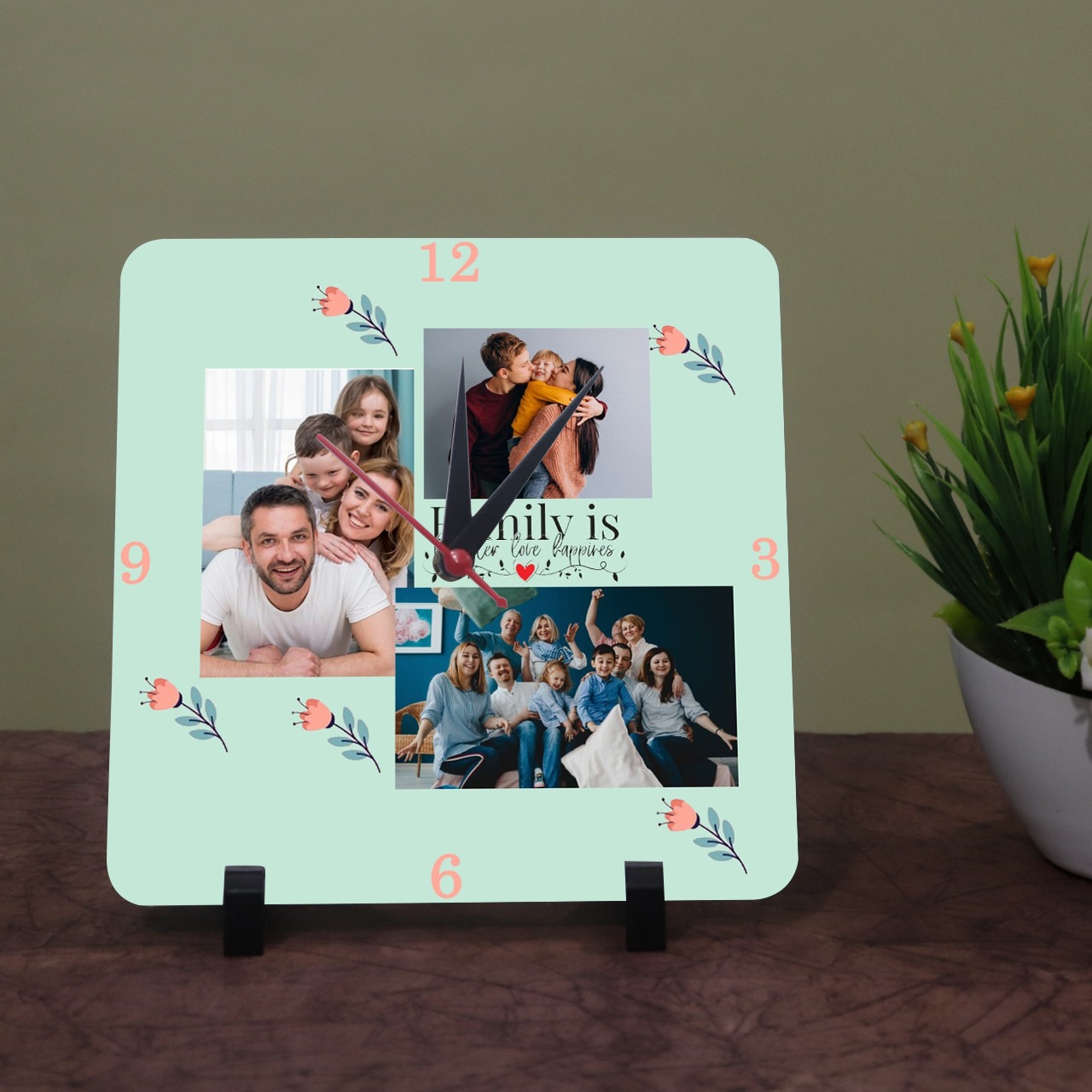 Best Family Personalized Photo Clock