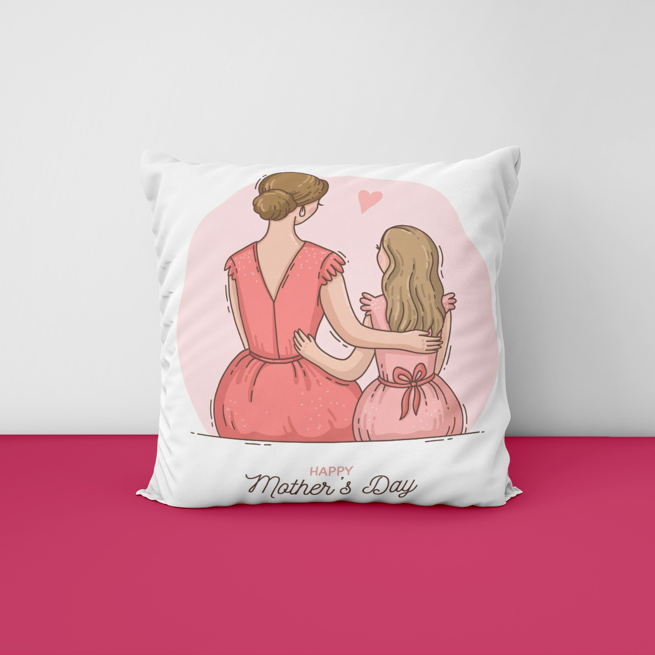 Satin Cushion For Mothers Day