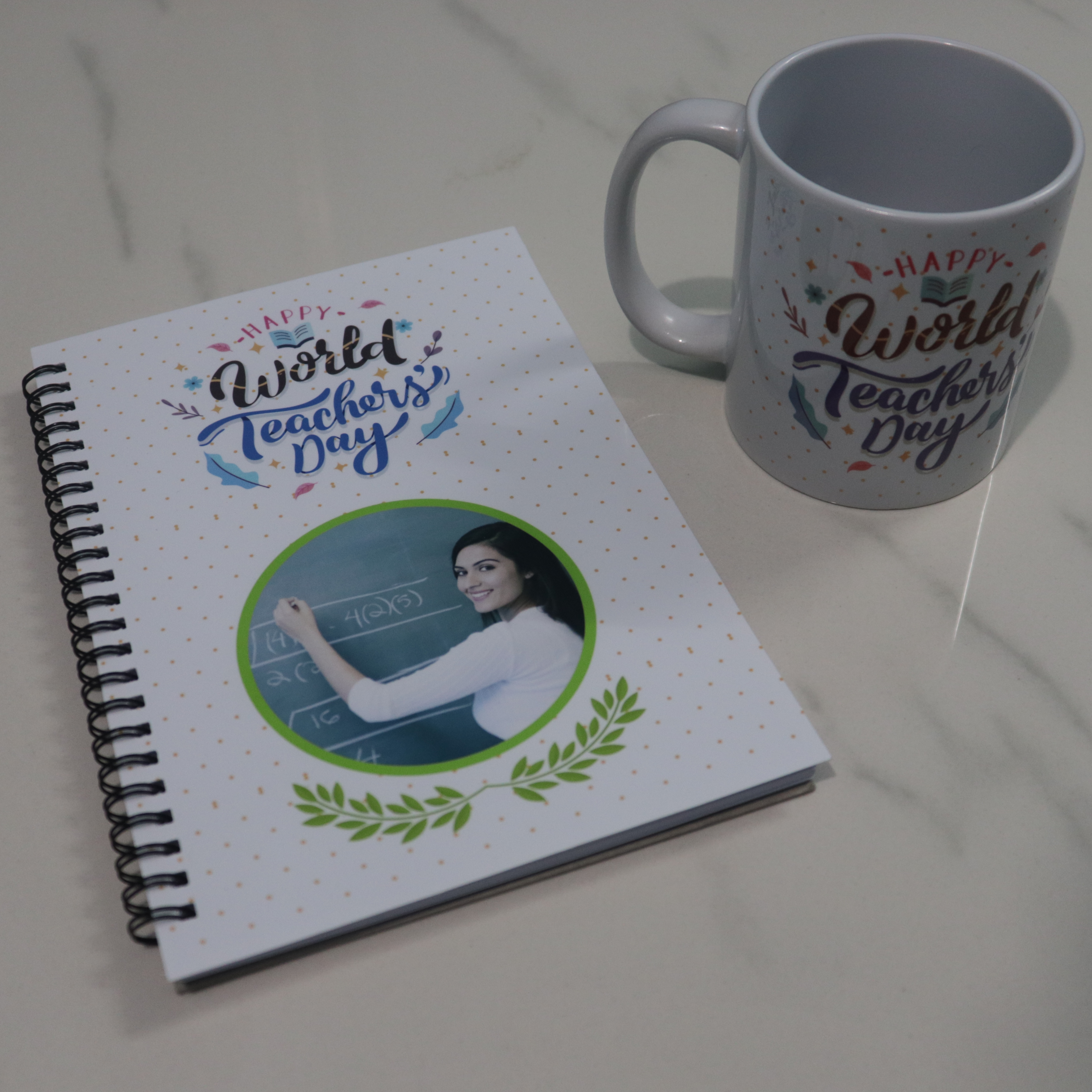 World Best Teachers Note Book And Mug