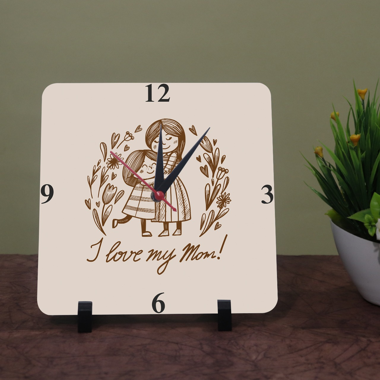 Love You Mom  Clock
