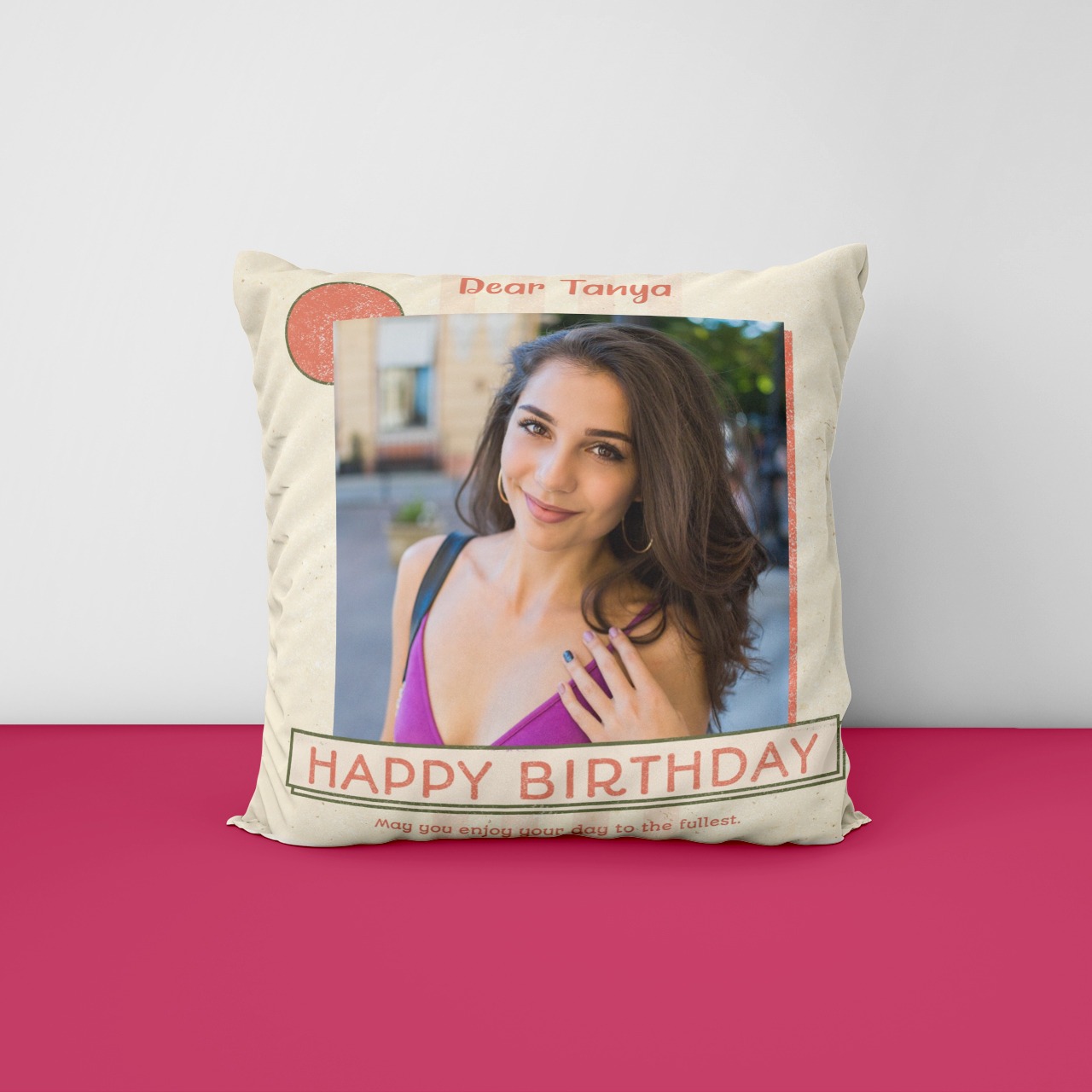 Personalized Birthday Cushion