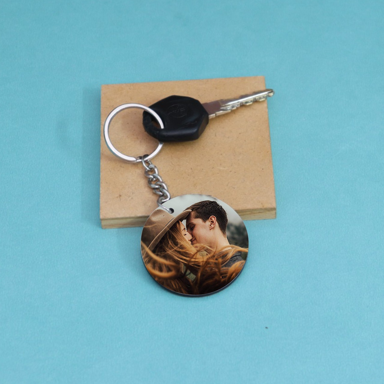 Personalized Round Keychain