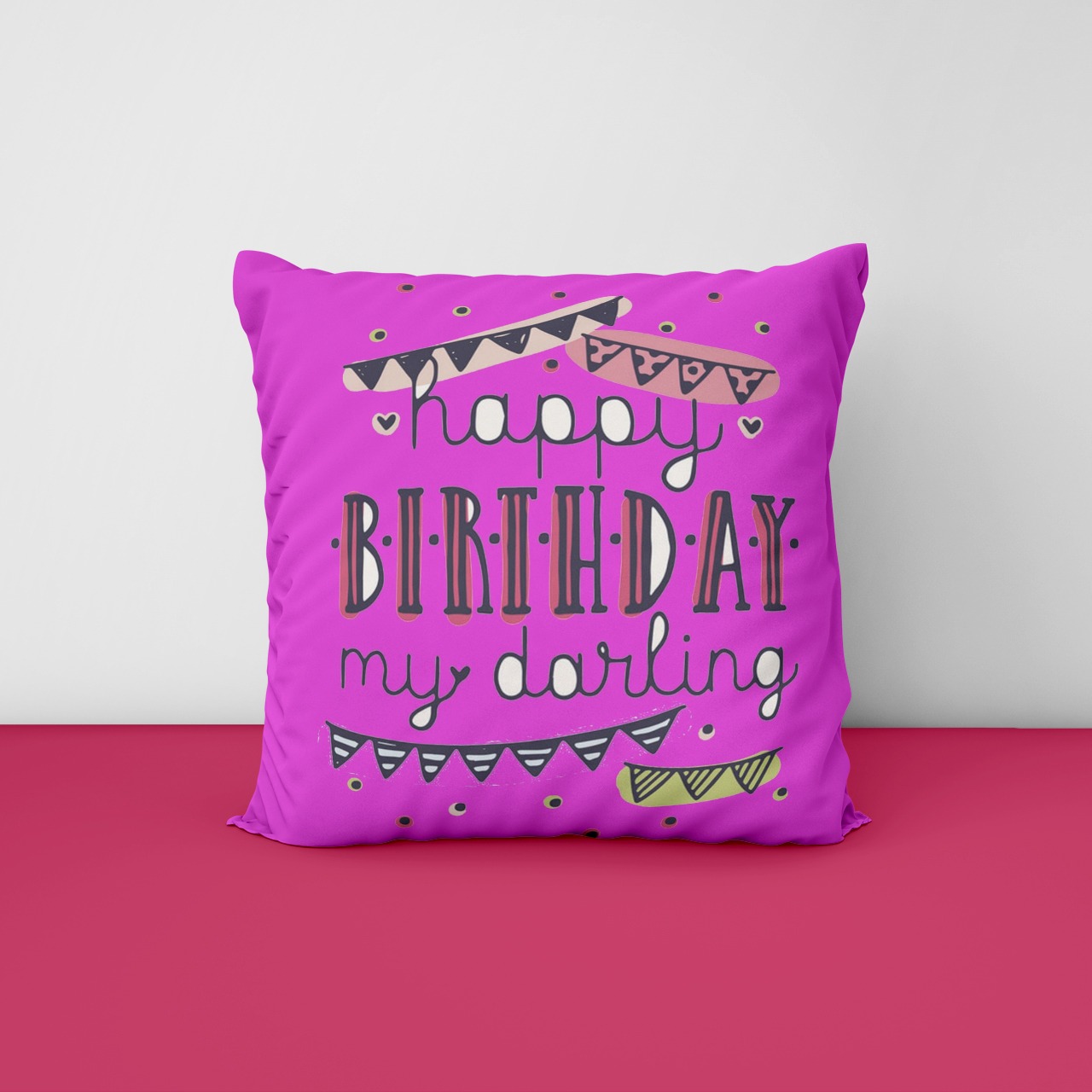 Customize Birthday Cushion